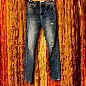 Pistola high rise distressed skinny jeans